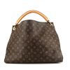 Louis Vuitton Artsy handbag in brown monogram canvas and natural leather - 360 thumbnail