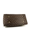 Louis Vuitton Artsy handbag in brown monogram canvas and natural leather - Detail D4 thumbnail