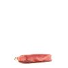 Borsa Dior Malice in tela rossa arancione e rosa con motivo - Detail D5 thumbnail