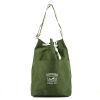 Hermès shoulder bag in olive green canvas - 360 thumbnail