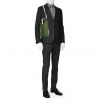 Bolso para llevar al hombro Hermès en lona verde aceituna - Detail D1 thumbnail