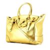 Ralph Lauren Ricky large model handbag in gold leather - 00pp thumbnail