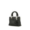 Sac à main Dior  Lady Dior moyen modèle  en cuir cannage noir - 00pp thumbnail