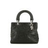 Borsa Dior  Lady Dior modello medio  in pelle cannage nera - 360 thumbnail