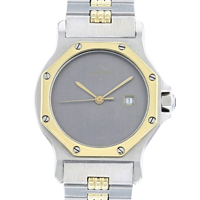Cartier Santos Octogonale watch in gold and stainless steel Ref:  2966 Circa  1990 - 00pp