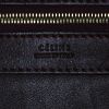 Shopping bag Celine Cabas Phantom in pelle bordeaux e camoscio blu - Detail D3 thumbnail
