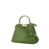Fendi  Peekaboo ISeeU medium model  handbag  in green leather - 00pp thumbnail