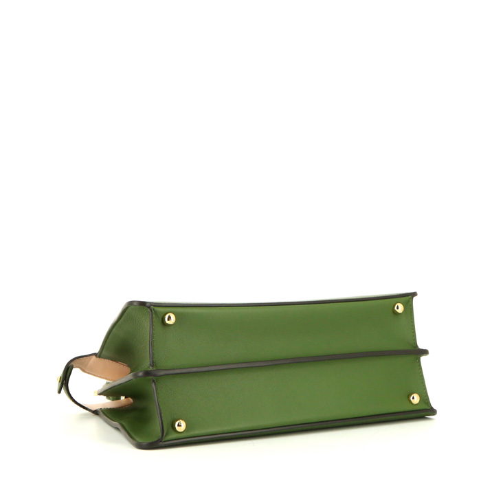 Borsa Fendi  Peekaboo ISeeU modello medio  in pelle verde - Detail D5