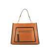 Fendi Runaway handbag in brown and black leather - 360 thumbnail