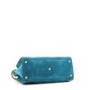 Bolso de mano Fendi X-Lite en ante azul - Detail D5 thumbnail