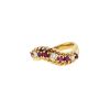 Boucheron ring in yellow gold,  diamonds and ruby - 00pp thumbnail