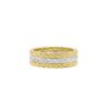 Buccellati sleeve ring in yellow gold and white gold - 00pp thumbnail