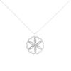 Collar Poiray Rosace de oro blanco y diamantes - 00pp thumbnail
