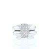 Chaumet Duo large model ring in white gold and diamonds - 360 thumbnail