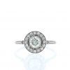 Vintage ring in platinium and diamond of 0,54 carat - 360 thumbnail