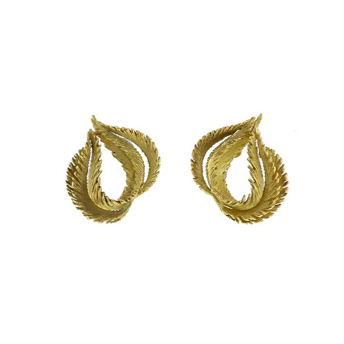 Vintage earrings in yellow gold - 00pp