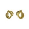 Vintage earrings in yellow gold - 00pp thumbnail