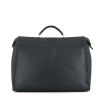 Fendi  Peekaboo Selleria large model  handbag  in blue grained leather - 360 thumbnail