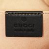 Borsa a tracolla Gucci Ophidia in camoscio rosso e pelle martellata nera - Detail D3 thumbnail