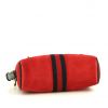 Bolso bandolera Gucci Ophidia en ante rojo y cuero granulado negro - Detail D4 thumbnail