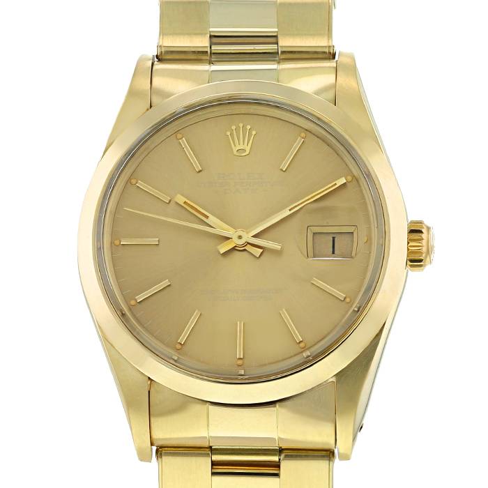 Rolex Oyster Perpetual Date watch in yellow gold Ref:  15007 Circa  1981 - 00pp