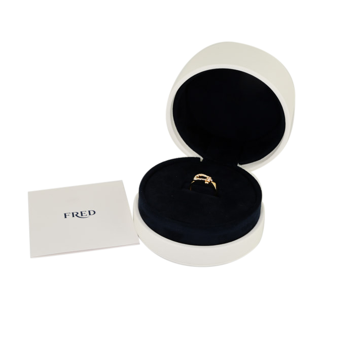 Anello Fred Force 10 in oro giallo e diamanti - Detail D2