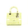 Dior  Lady Dior handbag  in green printed patern canvas - 360 thumbnail