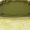 Dior  Lady Dior handbag  in green printed patern canvas - Detail D3 thumbnail