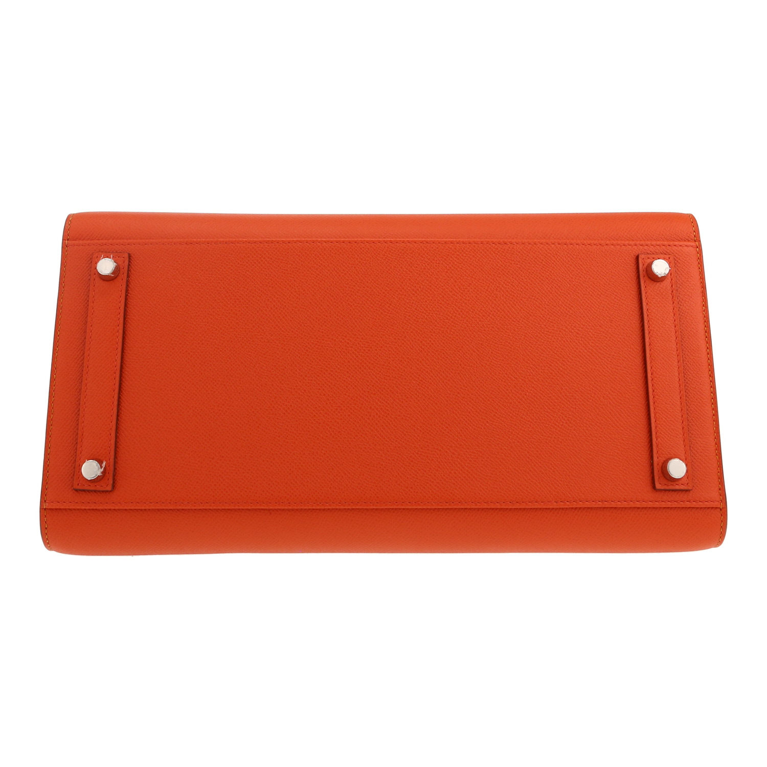 Hermes Birkin 35 cm handbag in yellow Lime, Rose Confetti, Sésame beige and brown Terre epsom leather - Detail D1