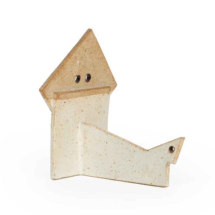 Bruno Gambone, "Animal fantastique", sculpture en grès émaillé, signée, des années 1970 - Detail D1