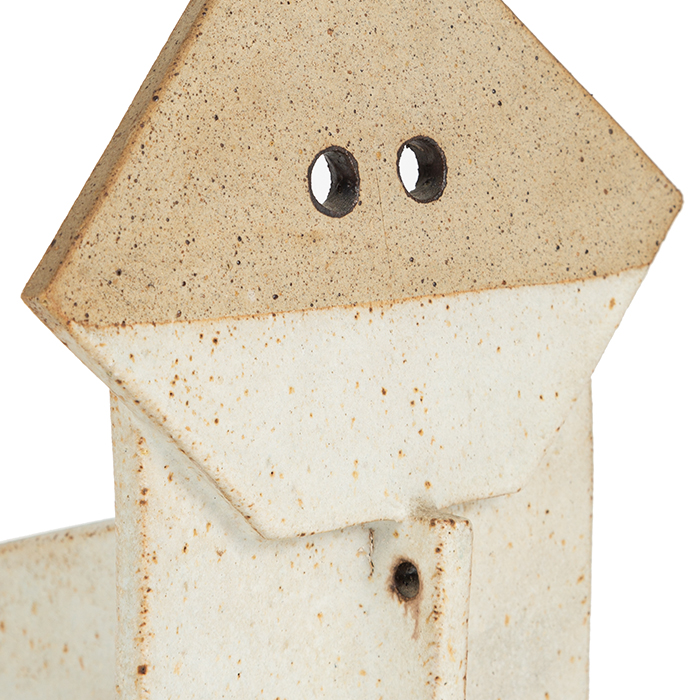 Bruno Gambone, "Fantastic animal", sculpture in glazed stoneware, signed, from the 1970's - Detail D2