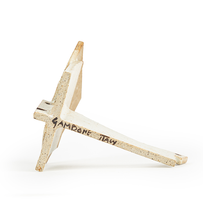 Bruno Gambone, "Fantastic animal", sculpture in glazed stoneware, signed, from the 1970's - Detail D4