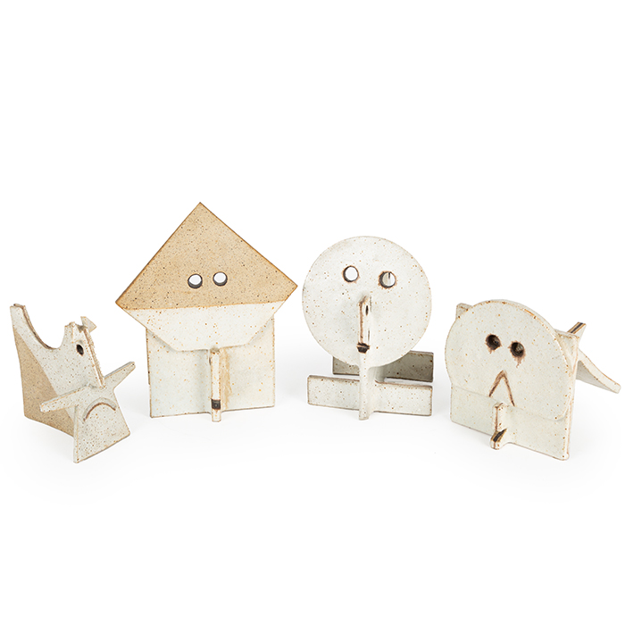 Bruno Gambone, "Fantastic animal", sculpture in glazed stoneware, signed, from the 1970's - Detail D5