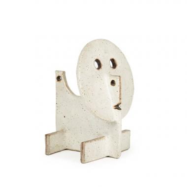 Bruno Gambone, "Animal fantastique", sculpture en grès émaillé, signée, des années 1970