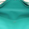 Bolsito de mano Hermès Kelly Cut en cuero swift verde - Detail D2 thumbnail
