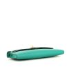Hermès Kelly Cut pouch in green Swift leather - Detail D4 thumbnail