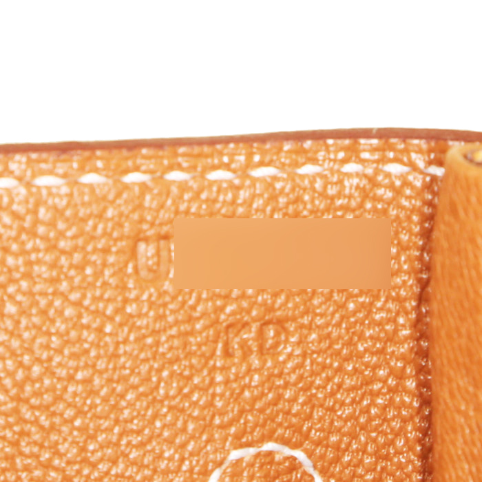 Hermes Birkin 30 cm 3 in 1 handbag in gold togo leather - Detail D5