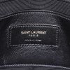 Saint Laurent Kate shoulder bag in black, beige and red canvas and black leather - Detail D3 thumbnail