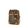 Bolso bandolera Louis Vuitton Danube	 en lona Monogram marrón y cuero natural - 00pp thumbnail