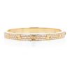 Bracelet Cartier Love pavé en or rose et diamants, taille 18 - Detail D2 thumbnail