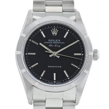 Montre Rolex Air King en acier Ref: 14010 Vers 1998