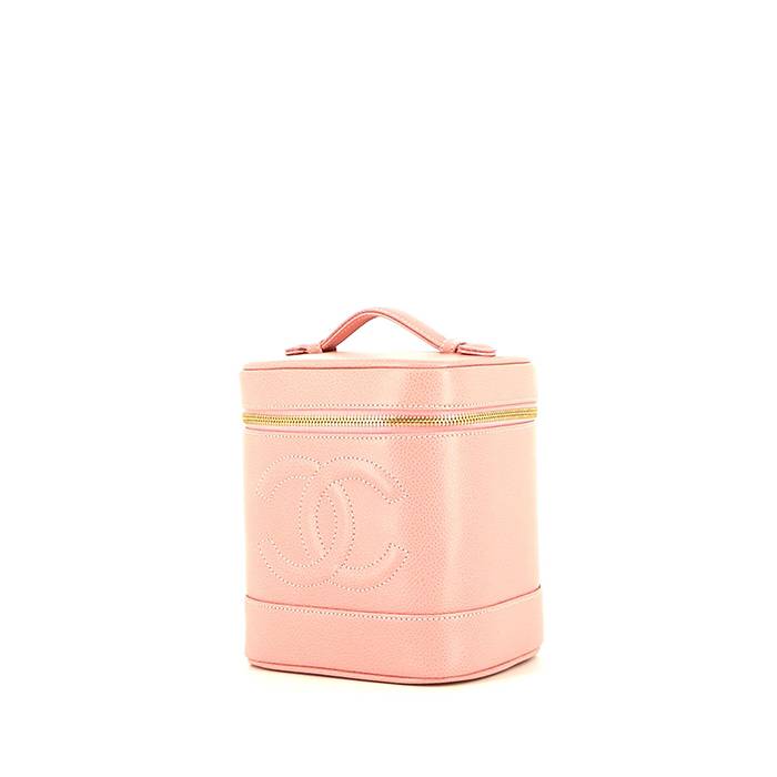 Chanel vanity case in pink leather - 00pp