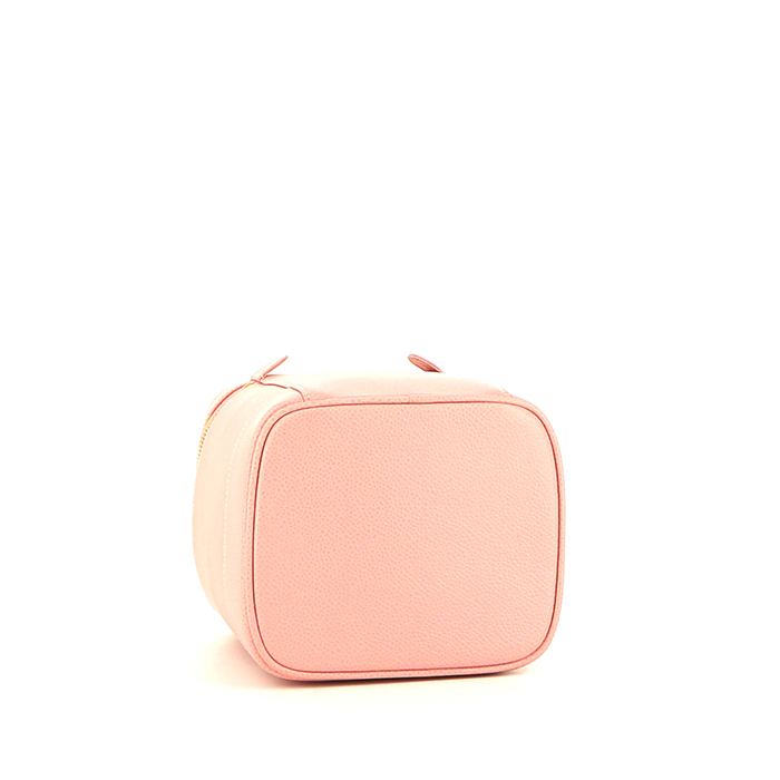Vanity Chanel en cuero rosa - Detail D4