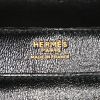 Hermès Vintage handbag in black leather - Detail D3 thumbnail