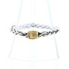 Hermès bracelet in silver and yellow gold - 360 thumbnail