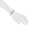 Hermès bracelet in silver and yellow gold - Detail D1 thumbnail