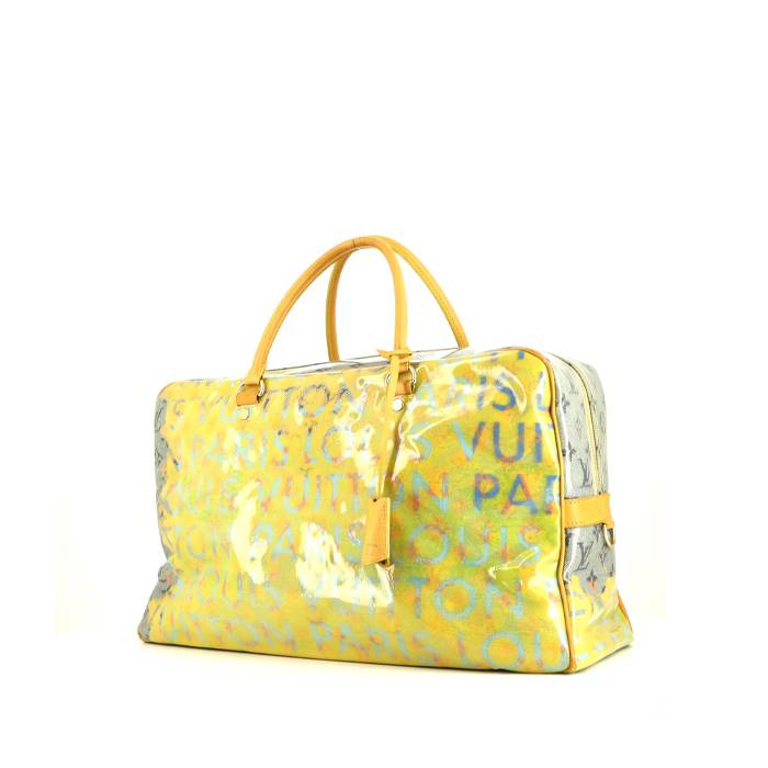 Louis Vuitton Edition Limitée Richard Prince weekend bag in multicolor logo canvas - 00pp