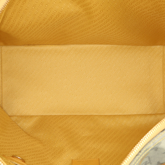 Bolso de fin de semana Louis Vuitton Edition Limitée Richard Prince en lona monogram multicolor - Detail D2