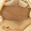 Sac cabas Louis Vuitton Hampstead en toile damier azur et cuir naturel - Detail D2 thumbnail