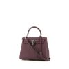 Hermes Kelly 25 cm handbag in purple Cassis togo leather - 00pp thumbnail